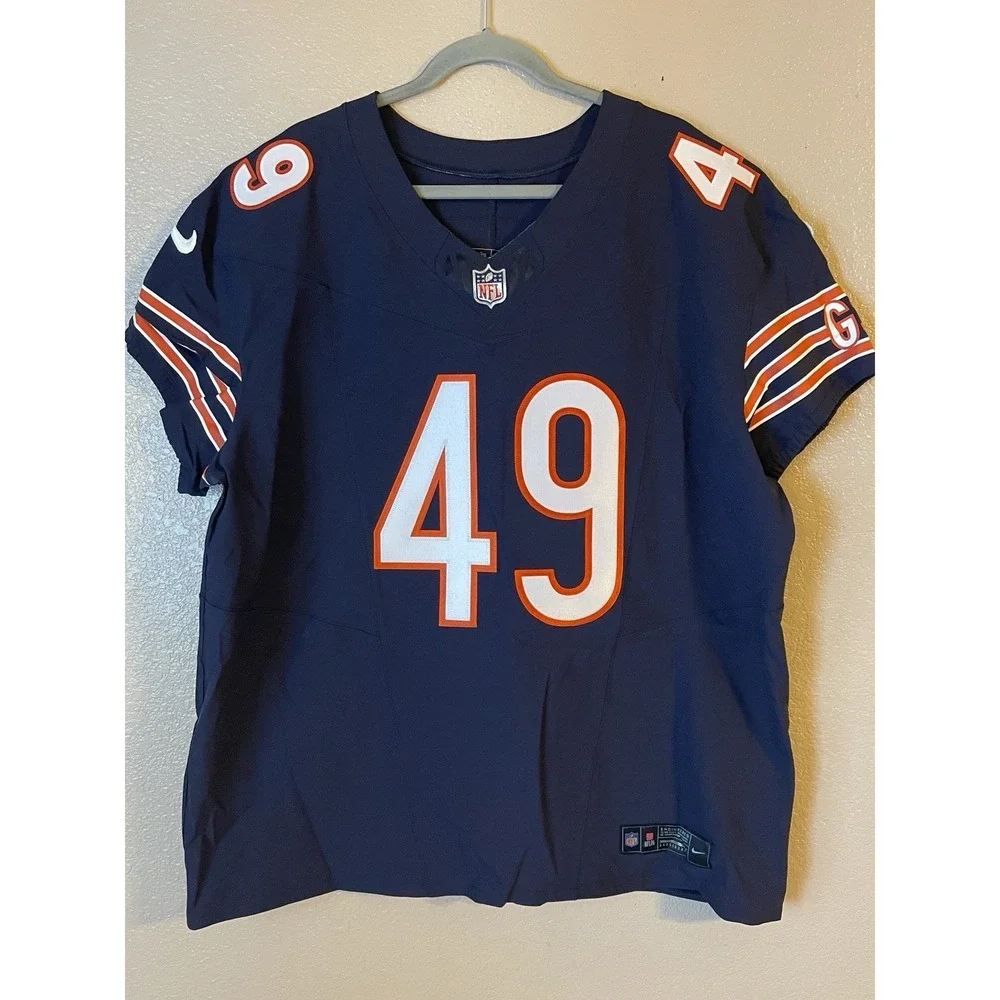 Men's 52 NWOT Chicago Bears Tremaine Edmunds #49 Nike Authentic Vapor Jersey